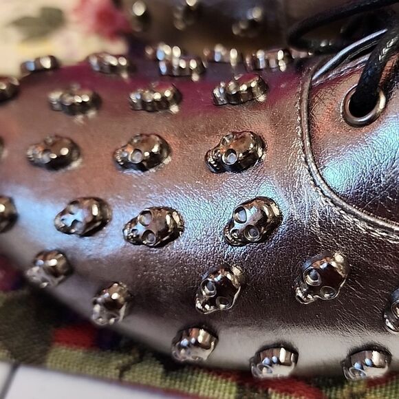 Abbey Dawn By AVRIL LAVIGNE TOUGH CROWD OXFORD FLAT IN PEWTER SZ 7 NWT &… - Picture 3 of 11